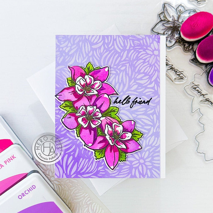Wild Columbine Clear Stamp Set