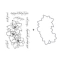 Wild Columbine Stamp & Cut