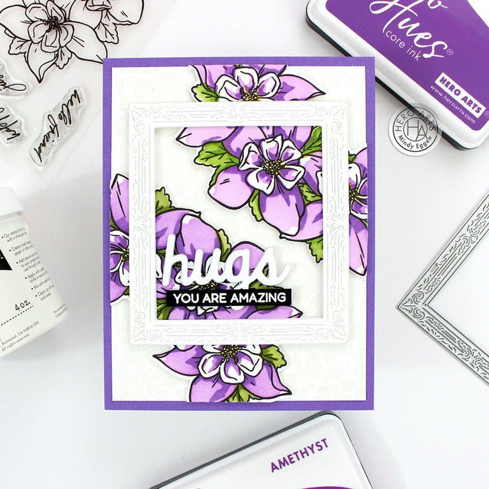 Wild Columbine Stamp & Cut