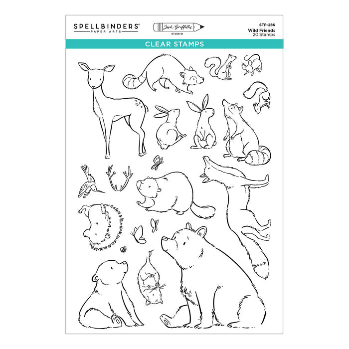 Wild Friends Clear Stamp Set by Josh Griffiths Studio