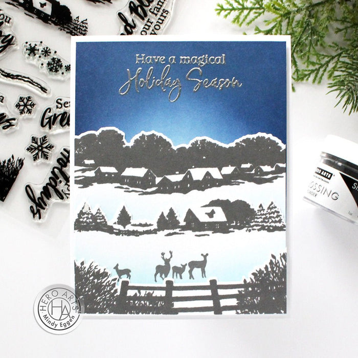 Winter Scene Clear Stamp Set