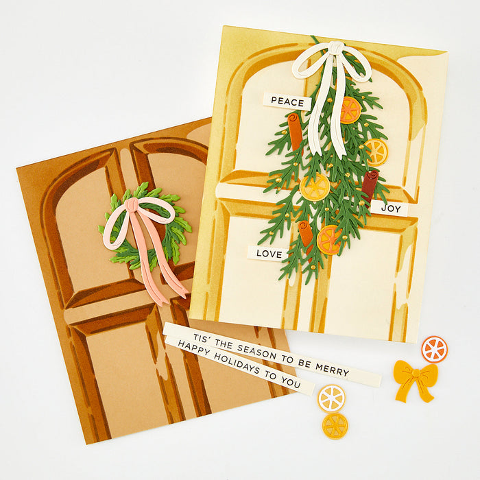 Winter Wreath Die Set