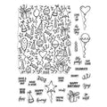 Wish Big Peek-A-Boo Party Clear Stamp Set