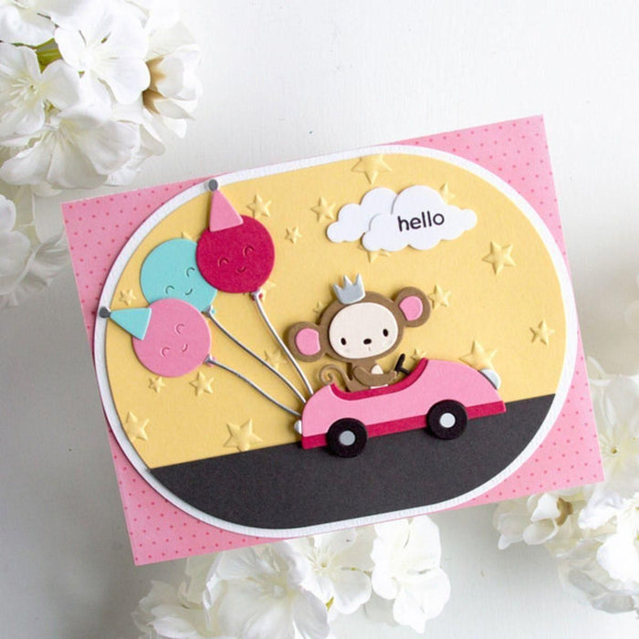 Wishing and Falling Stars 3D Embossing Folder and BetterPress Bundle