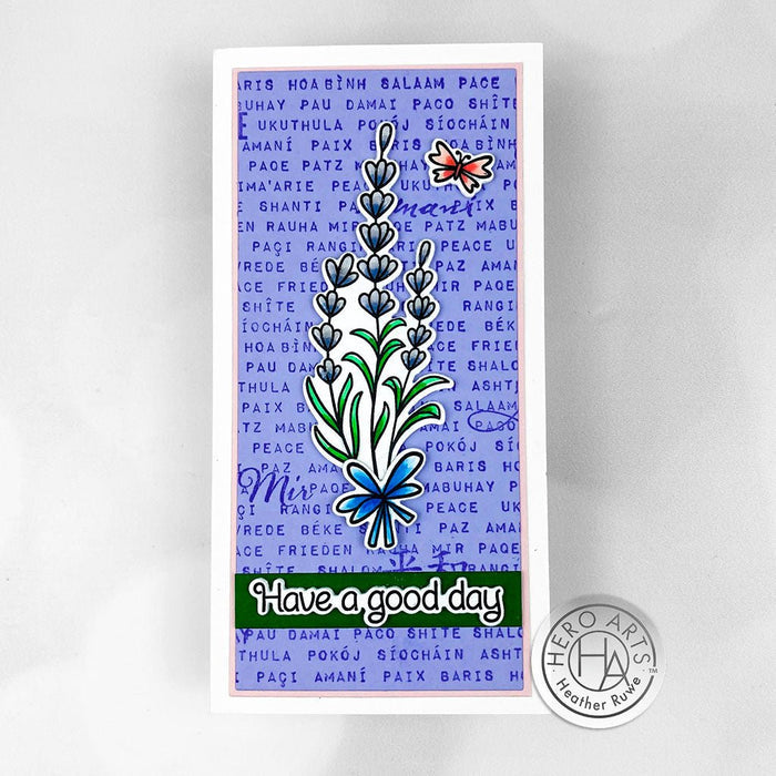 Words of Peace Bold Prints Cling Stamp