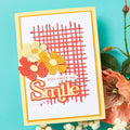 Woven Lattice Texture Etched Dies by Lisa Horton