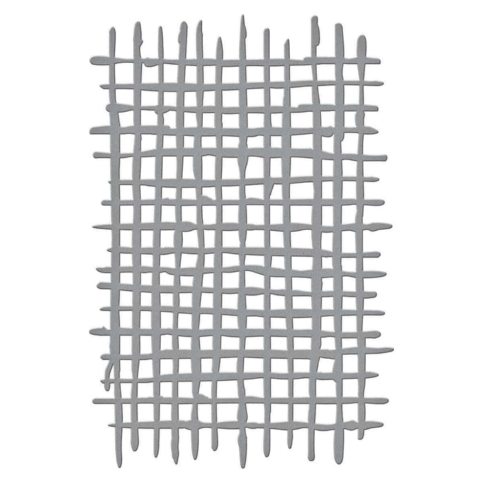 Woven Lattice Texture Etched Dies by Lisa Horton