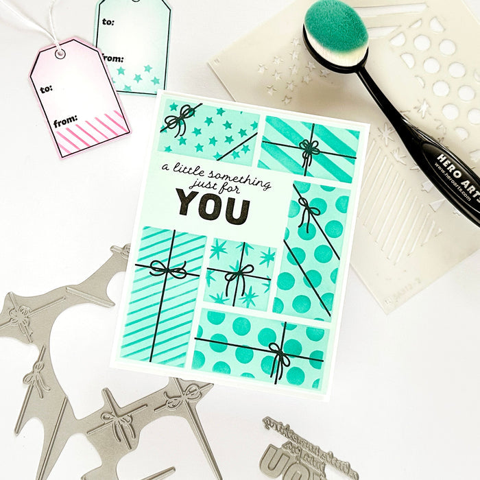 Wrap it Up Letterpress + Foil Plates with Placement Guide