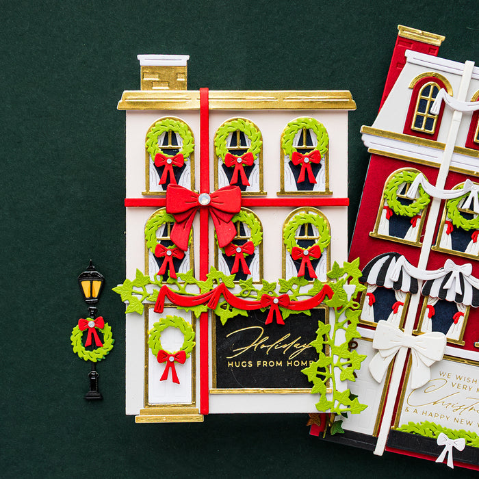 Wrapped Up City Holiday Etched Dies by Yana Smakula
