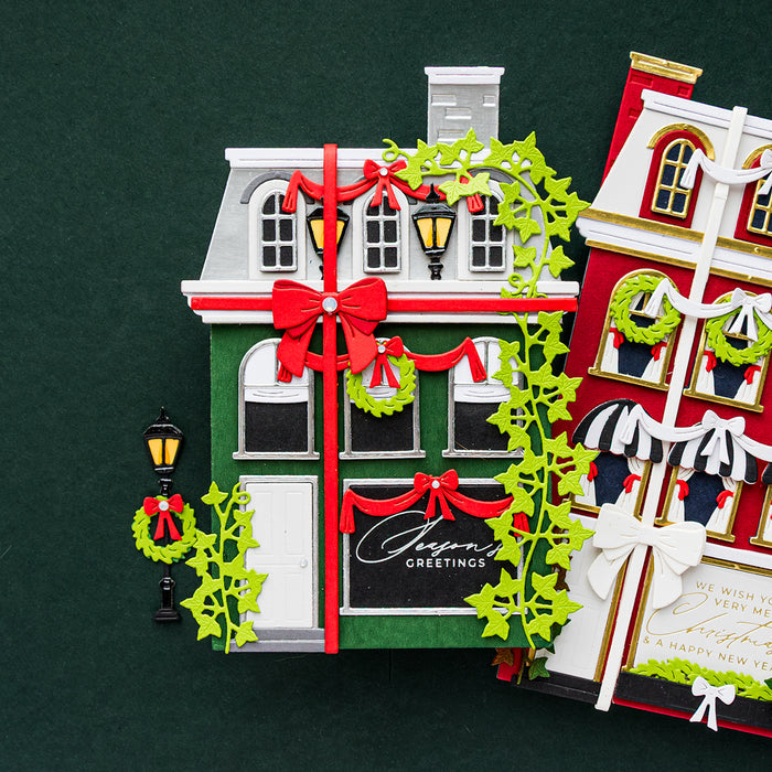 Wrapped Up City Holiday Etched Dies by Yana Smakula