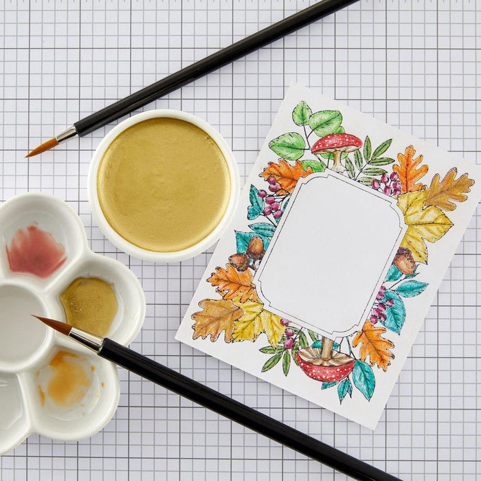 Yasutomo Pale Gold Japanese Watercolor