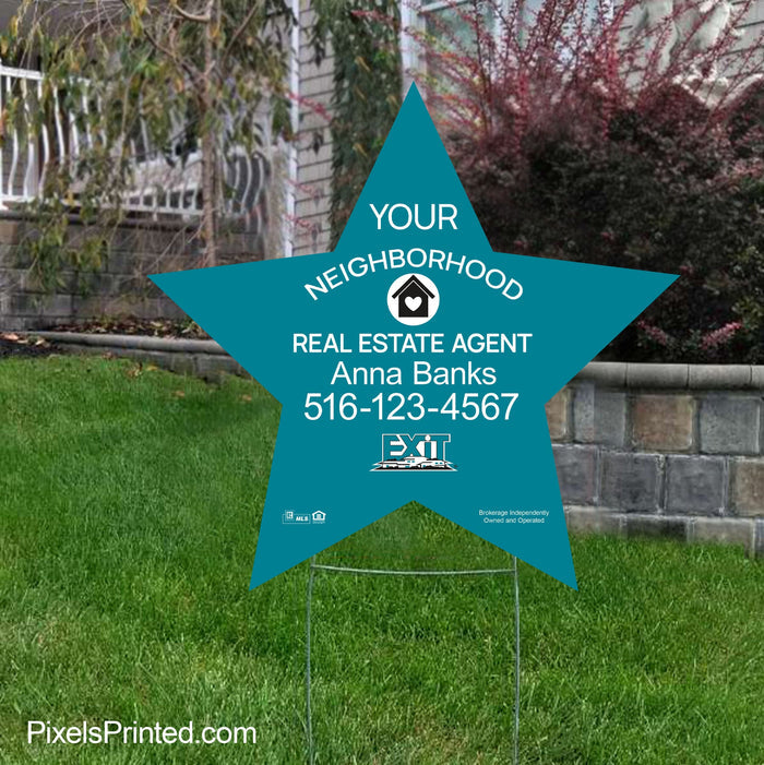 your neighborhood agent yard signs yard signs PixelsPrinted
