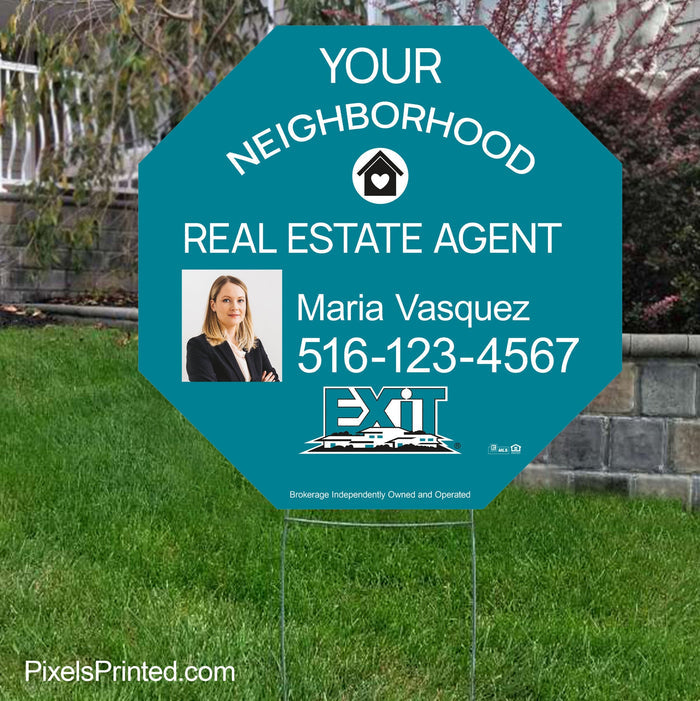 your neighborhood agent yard signs yard signs PixelsPrinted