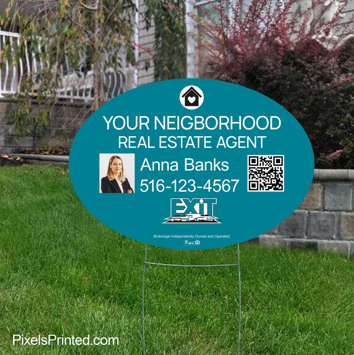 your neighborhood agent yard signs yard signs PixelsPrinted