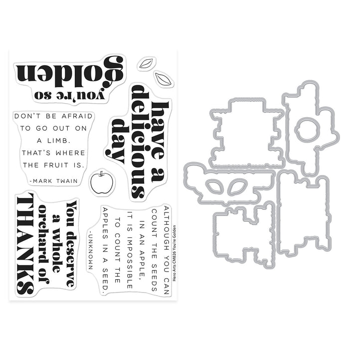 You're Golden Stamp & Cut Set